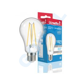 UltraTech LED filament normál izzó E27 12W 1521lm 4000K 300fok 15000óra