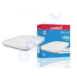 UltraTech LED mennyezeti lámpatest szögletes 20W 1800lm 4000K IP20 