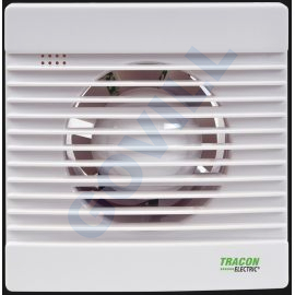 Tracon ventilátor, golyóscsapágy 230VAC, 15W, 80m3/h, 33dB, 100mm