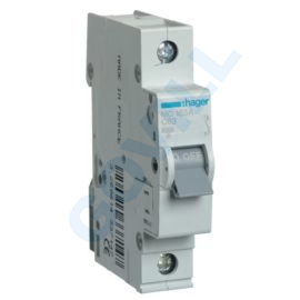  Hager Kismegszakító 1P, C-63A, 6kA, 1 Modul