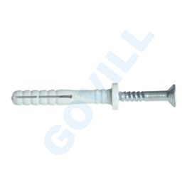 Tracon Beüthető tipli csavar, szürke M6 40mm