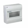 Kanlux DB-108W lakáselosztó burkolat 1 sor 8 pólus SM, falon kívüli Kanlux DB-108W lakáselosztó burkolat 1 sor 8 pólus SM, falon kívüli