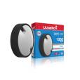 UltraTech LED lámpatest 18W 1350lm 4000K IP65 kerek, fekete, designe keret 2 bemetszéssel
