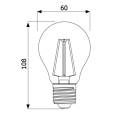 UltraTech LED filament izzó E27 8,5W 1055lm 2700K 15000óra