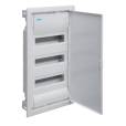 Hager Volta kiselosztó IP30, 3x12M, süllyesztett, teli ajtós, 595x314,5x87mm falkivágásba