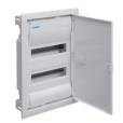 Hager Volta kiselosztó IP30, 2x12M, süllyesztett, teli ajtós, 470x314,5x87mm falkivágásba